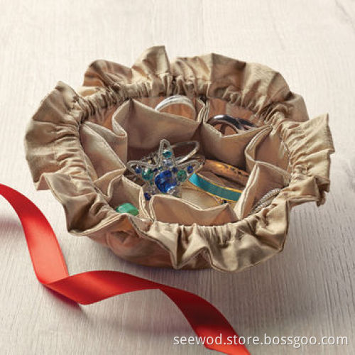 Drawstring Travel Jewelry Pouch